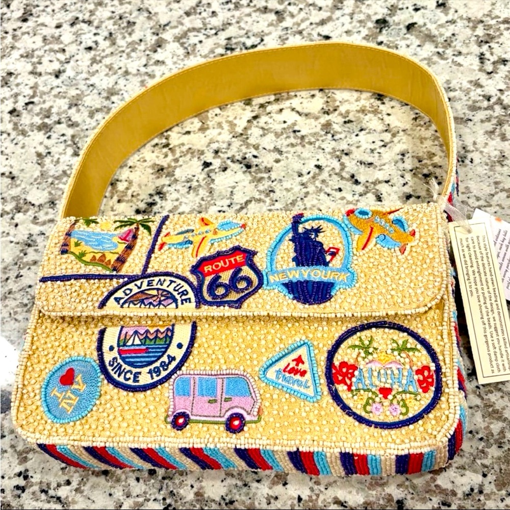 NWT viral Beaded road trip travel bag
$100.00